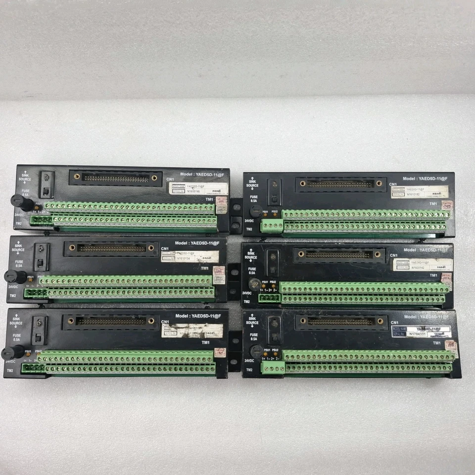 USED WORKING YOKOGAWA YAED5D-11@F TERMINAL BOARD 24 VDC FREE FAST SHIP